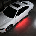Putco 11-23 Dodge Durango Blade Rocker Kits Sideliners - Red & White w/ White Override