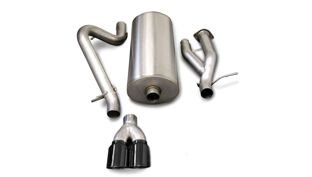 CORSA Performance black cat-back exhaust
