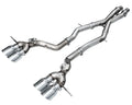 AWE Tuning 23-24 BMW G87 M2 Track Edition Exhaust - Chrome Silver Tips