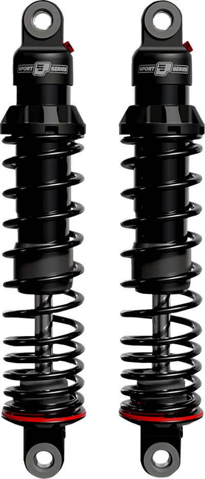 Progressive black shock absorber