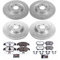 Power Stop 2012 Audi A7 Quattro Front & Rear Z26 Street Warrior Brake Kit