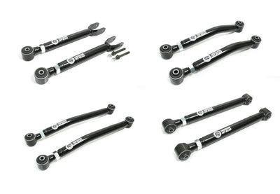 Adjustable Front Upper Lower and Rear Upper Lower Control Arms for 0-4.5 Inch Lift for 20-24 Jeep Gladiator JT Freedom Off-Road