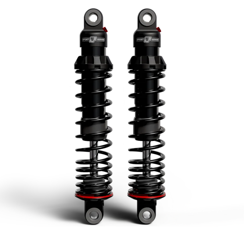 Progressive black shock absorber