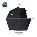 Overland Vehicle Systems XD Nomadic 270 - Awning W Lights Black Out Passenger Side Black Body Black Trim Black Travel Cover - No Brackets No Hardware