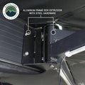 Overland Vehicle Systems XD Nomadic 270 - Awning W Lights Black Out Passenger Side Black Body Black Trim Black Travel Cover - No Brackets No Hardware