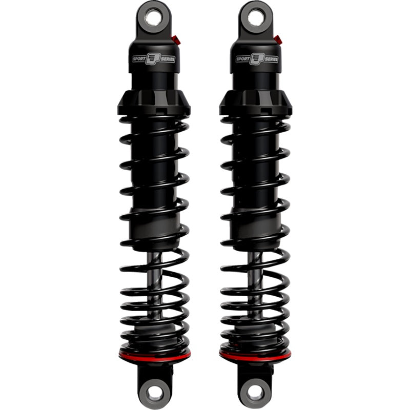 Progressive black shock absorber
