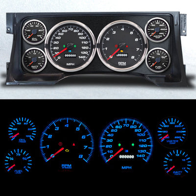 NEW VINTAGE USA black gauge