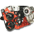 SERPENTINE PULLEY KIT FBODY/TRUCK PS (NO AC) BLACK FINISH