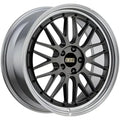 BBS LM 20x8.5 5x114.3 ET30 PFS Diamond Black Center Diamond Cut Lip Wheel -82mm PFS/Clip Required