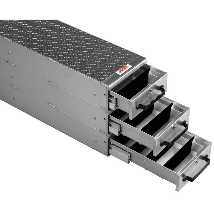 JOBOX PREMIUM ALUM 3 DRAWER STACKED VERTICAL 12X18X50