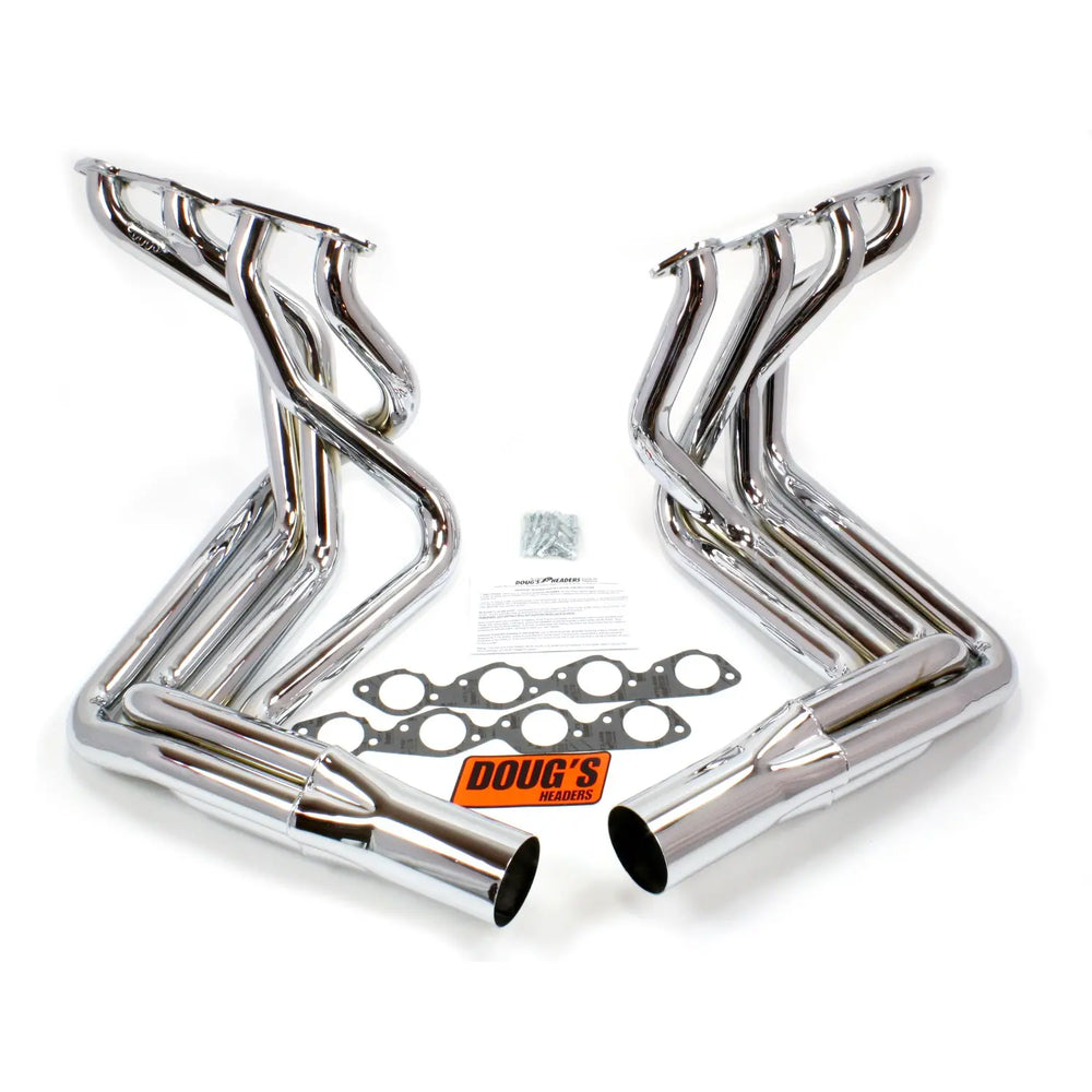 BBC Side Mount Headers - Chrome - 63-82 Vette