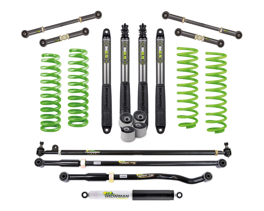 9097 LAND CRUISER 80 SERIES 2IN IM2.5 LIFT KIT STAGE 2 FRONT 2IN HEAVY/REAR 2IN