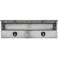 21X18X90 INCH DIAMOND TREAD ALUMINUM HEAVYDUTY FLATBED CONTRACTOR WITH LOWER DOOR