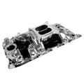 Edelbrock RPM Air-Gap Intake Manifold for Big-Block Chevy Oval Port - Chrome Plasma Finish