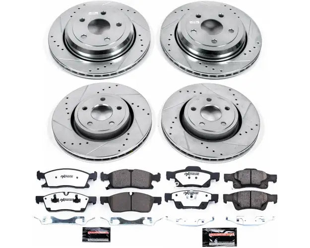 Power Stop 11-19 Dodge Durango Front & Rear Z36 Truck & Tow Brake Kit