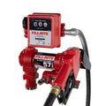 57 LPM 12V DC PUMP 3/4IN X 3.6 M HOSE 3/4IN AUTOMATIC NOZZLE (UNLEADED SPOUT & RED COVER)