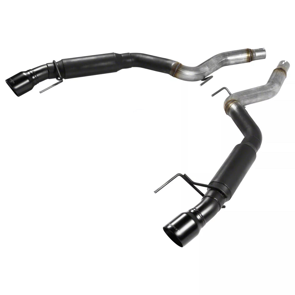 Outlaw Axle-Back Exhaust System Fits 2015-2023 Ford Mustang, 2.3L Ecoboost & 3.7L. Both Coupes And Convertible Aggressive Sound Flowmaster