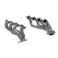Scavenger Series Elite Header Shorty Header For 2002-2013 GM Truck/Suv 4.8L/5.3L V8, 1-5/8 Inch Primary, 16 Gauge, 3/8 Inch Flange Silver Ceramic, 409S Stainless SteelFlowmaster