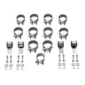 American Thunder Crossmember-Back Exhaust System Fits 1963-1966 GM C10/1000 Series V8 Truck, 2Wd Short And Long Bed, 2.5 Inch 409 Stainless Steel, Dual Exit Flowmaster