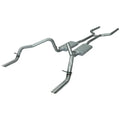 American Thunder Crossmember-Back Exhaust System Fits 1970-1974 Chevrolet Camaro And Pontiac Firebird With V8 Engine 2.50 Inch Aluminized Steel Aggressive To Moderate Sound Flowmaster