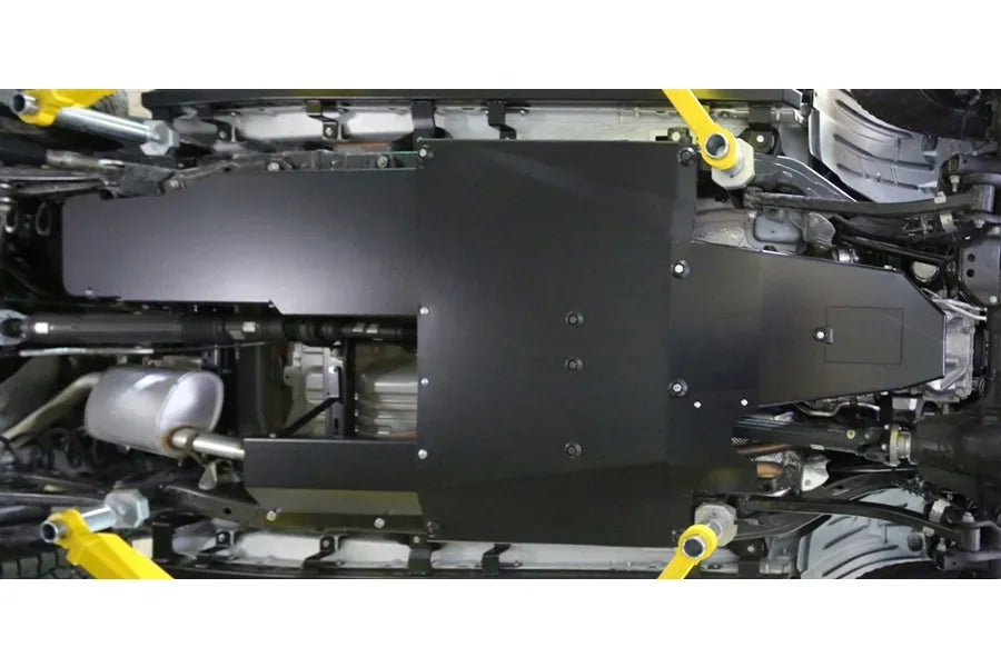 Rock Hard 4x4 Complete Bellypan Skid Plate System w Dual Crossmembers for 3.6L Jeep Gladiator JT 2020 - Current [RH-80508]