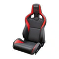 Recaro Sportster CS Driver Seat - Leather Black / Leather Carbon - Silver Logo