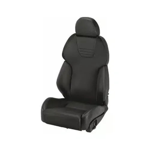 Recaro Sportster CS Driver Seat - Leather Black / Leather Carbon - Silver Logo