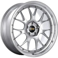BBS LM-R 19x9.5 5x114.3 ET25 Diamond Silver Center Diamond Cut Lip Wheel - 82mm PFS Required