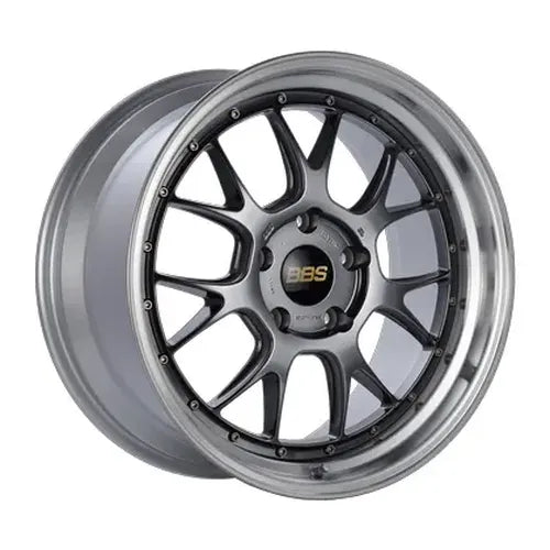 BBS LM-R 19x9.5 5x112 ET38 Diamond Black Center Diamond Cut Lip Wheel -82mm PFS/Clip Required