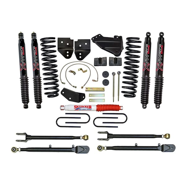 Skyjacker 4"KIT,05-07F250,GAS,4LK,BLK