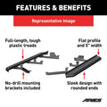 AEROTREAD 5" X 73" BLACK STAINLESS