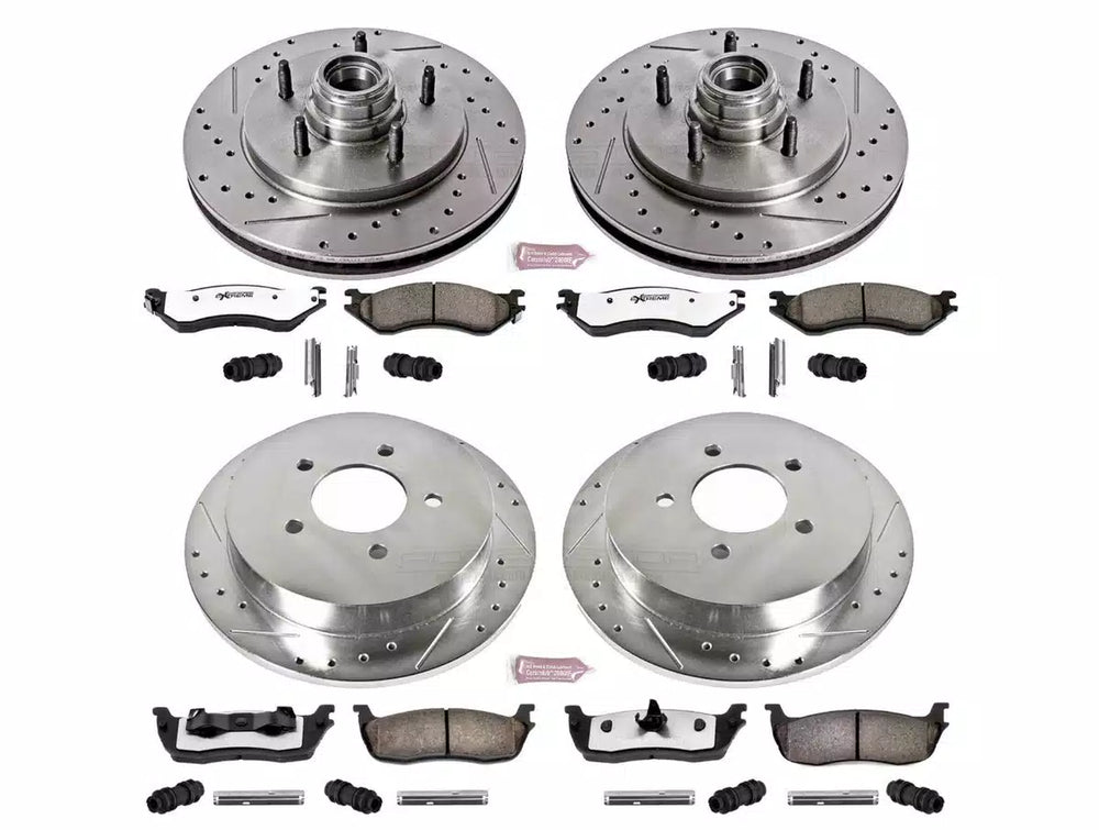 Power Stop 05-07 Ford F-350 Super Duty Front & Rear Z23 Evolution Brake Kit