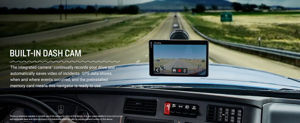 7' GPS TRUCK NAVIGATOR WITH BUILT-I