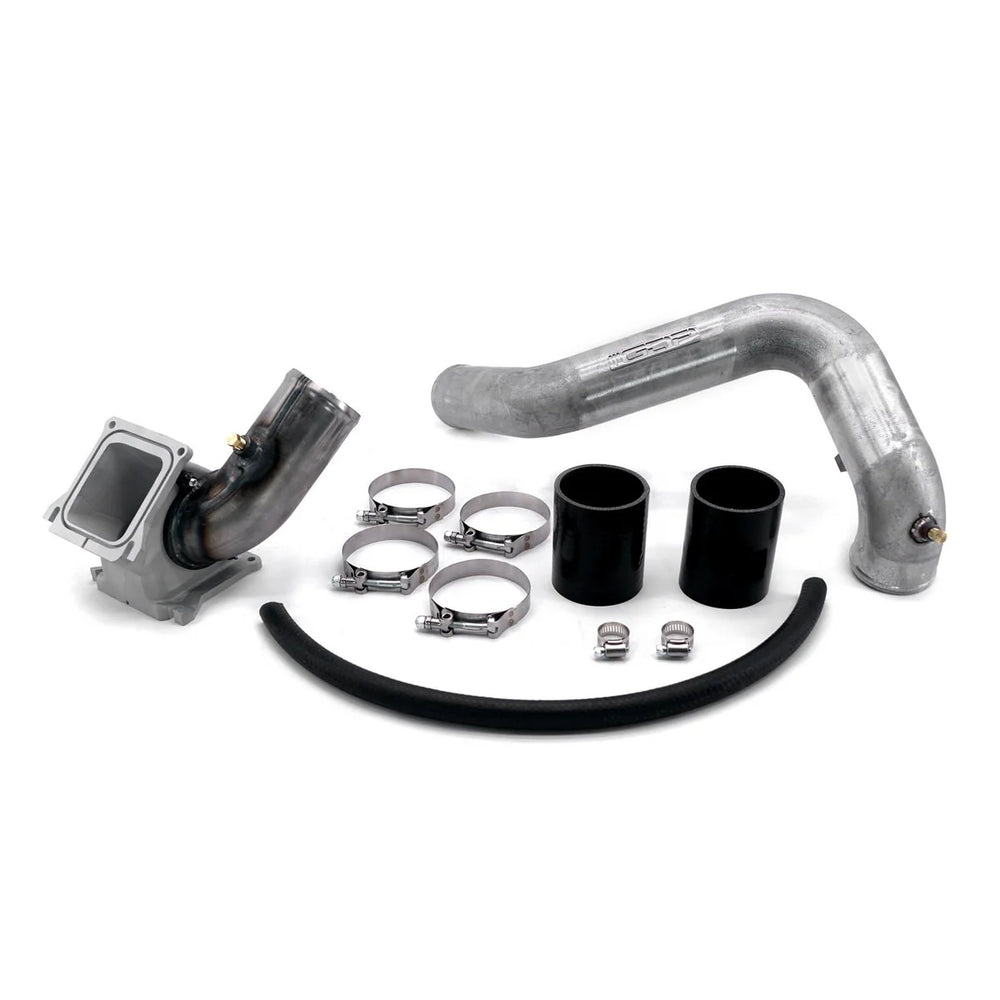 06-10 GM 6.6L DURAMAX MAX FLOW BRIDGE AND COLD SIDE TUBE (behind ALT) (black)