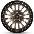 Baja Built Renegade 17x9 6X5.5 -0mm 5 Offset Machined Raw Finish Machined Raw Beadlock Ring For Bronco