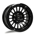 Baja Built Renegade 17x9 5x5 -25mm 4 Offset Matte Black Finish Matte Black Beadlock Ring For Jeep JK JL JT
