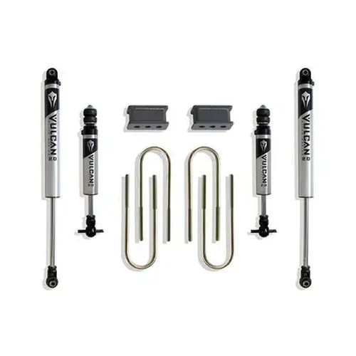 0608 RAM 1500/0308 RAM 2500/3500 2WD 2.5IN BLOCKS 4.125IN UBOLTS(4)VULCAN 2.0 IFP SHOCKS