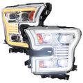 FORD F-150 WHITE AND AMBER DUAL COL