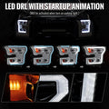 FORD F-150 WHITE AND AMBER DUAL COL