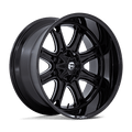 D853 24X12 5X5/5.5 G-BLK MILL -44MM