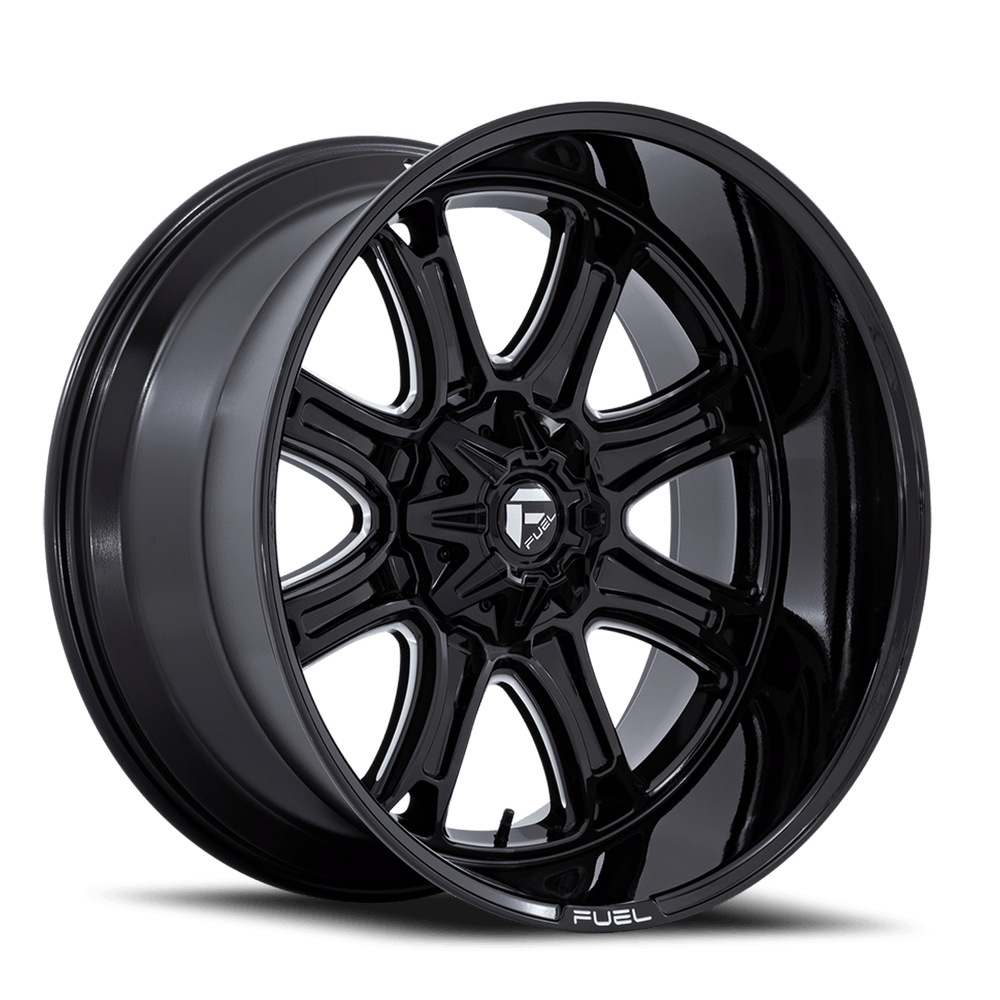 D853 24X12 5X5/5.5 G-BLK MILL -44MM
