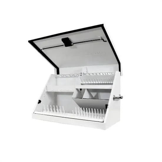 30" X 15" TRIANGLE TOOLBOX (WHITE)