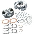 S&S Cycle 79-84 BT Super Stock 3-5/8in Bore Band Style Single Plug Cylinder Head Kit - Natural