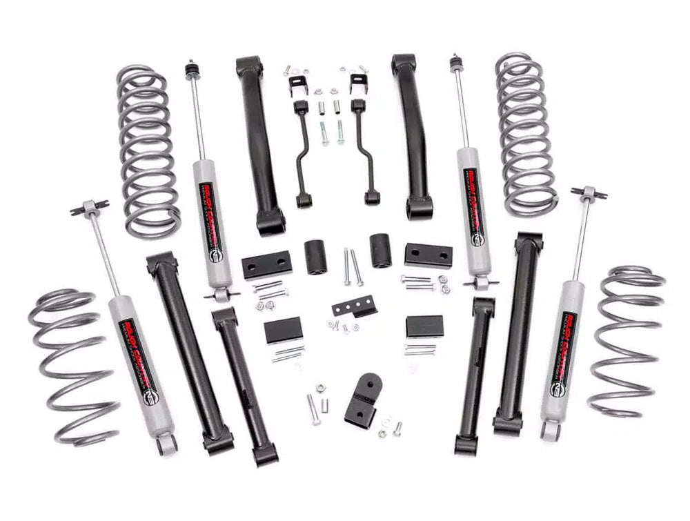 1x 1900 1x 9288 1x 9289 1x 1632BOX1 4 Inch Lift Kit Jeep Grand Cherokee ZJ 4WD (1993-1998)