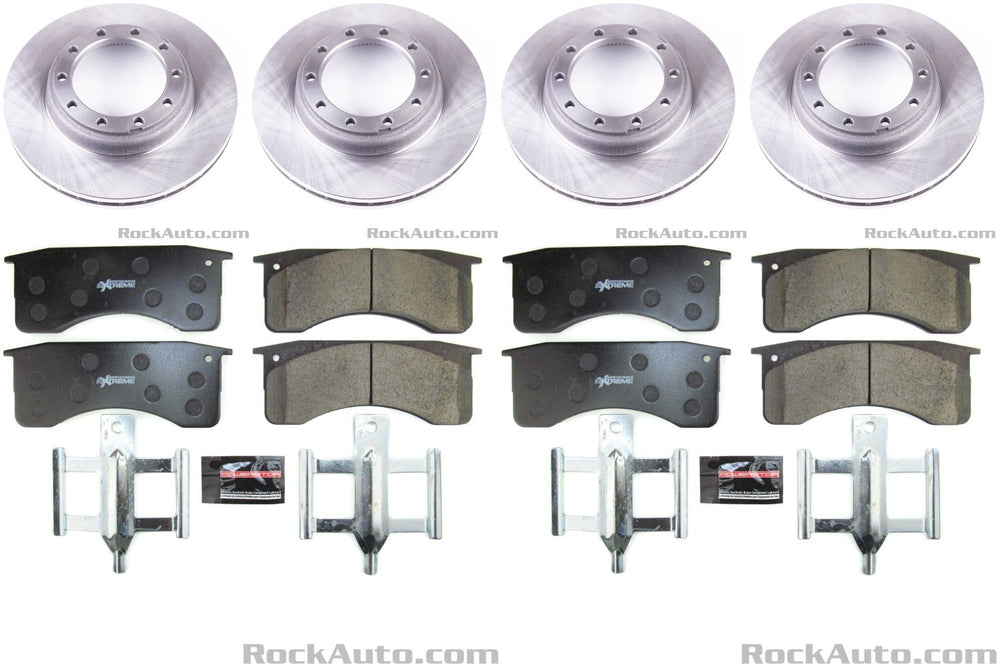 Power Stop 03-09 GMC C6500 Topkick Front & Rear Medium Duty Kit
