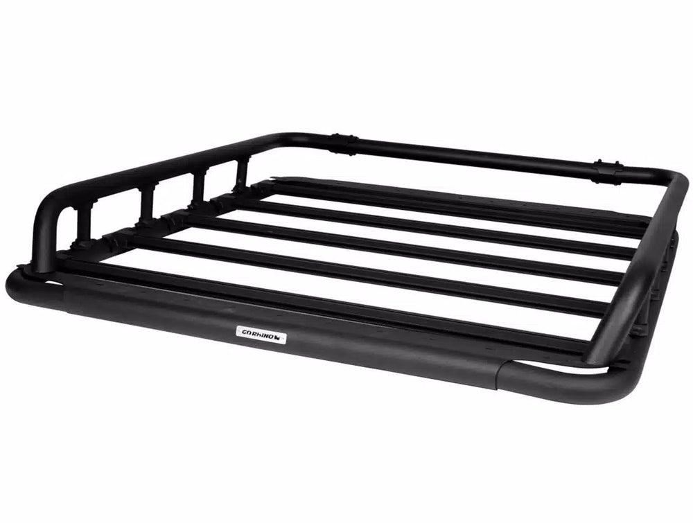SRM500 55IN FLAT PLATFORM ROOF RACK WITH TRI RAIL KIT TEXTURED BLACK