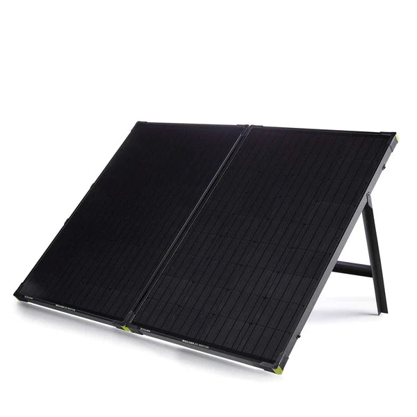 BOULDER 200 WATT SOLAR BRIEFCASE; PORTABLE SOLAR PANEL W/CANVAS BAG