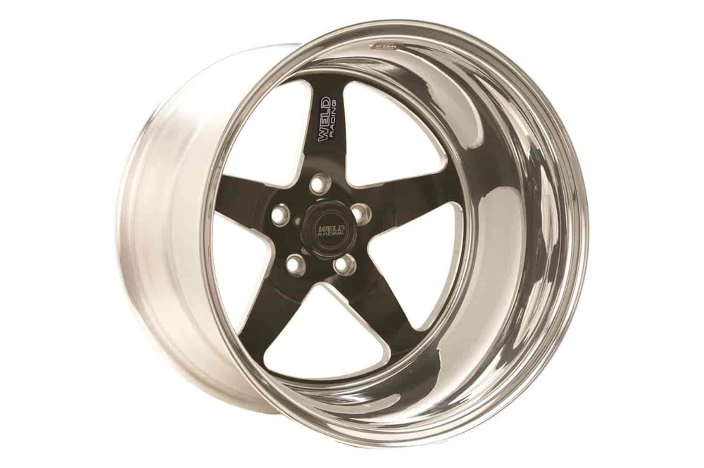 Weld S71 15x8.33 / 5x4.75 BP / 3.5in. BS Black Wheel (Low Pad) - Non-Beadlock