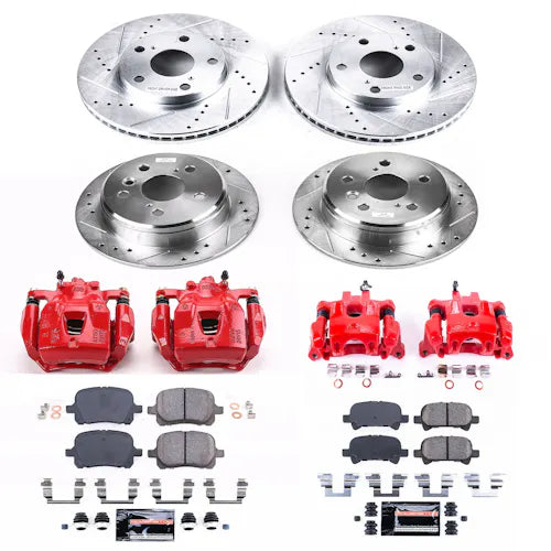 Power Stop 00-01 Toyota Camry Front & Rear Z23 Evolution Sport Brake Kit w/Calipers