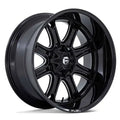 D853 24X12 5X5.5/150 G-BLK MILL -44